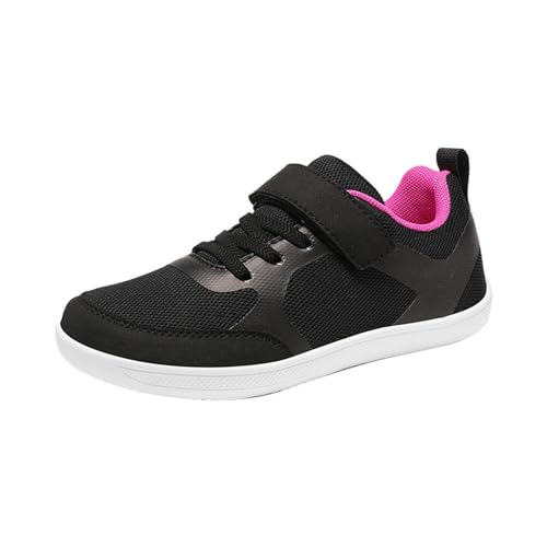 Generisch Zapatillas de deporte para niña, zapatillas de deporte para niños, de malla, transpirables, para interiores, tenis, ligeras, al aire libre, Rosa intenso., 37 EU
