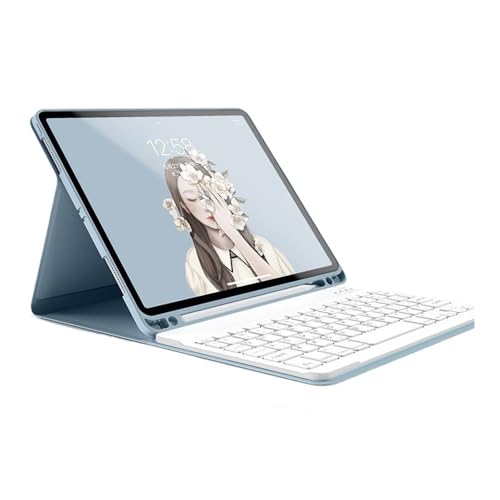 Teclado con funda para iPad Air 11 pulgadas M2 universal gris de 10.9 4