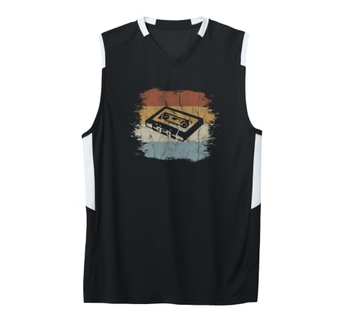 Retro Old School Cassette Basketball Jersey