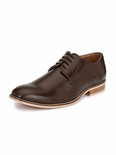 Image of HiREL'S Men's Derby Shoe Collection /Cap Toe /Hand Crafted /Hand Made Sole /Burnish Effect /Formal Shoes