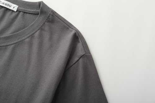 Image of KLIEGOU Men's 100% Cotton Longline T-Shirt, Pre-Shrunk Soft