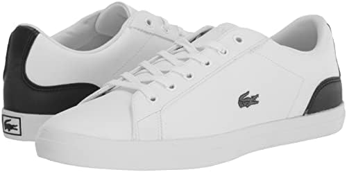 Lacoste Kids Legacy Lerond Sneaker, WHT/BLK, 5 US Unisex Toddler | Image 6