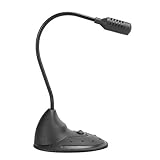 DAUERHAFT Micrófono con Cable Micrófono de Tubo Ajustable de 360 ​​Grados Cómodo, para portátil, para Home Studio