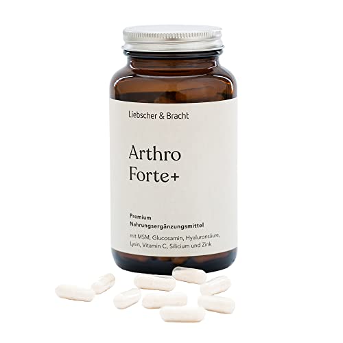 Liebscher & Bracht Premium Nahrungsergänzungsmittel: Arthro Forte+ / 180 Kapseln für 2 Monate - für Gelenke, Wirbelsäule und Faszien, vegan, lactose- & glutenfrei