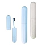 Doble acción: a prueba de polvo y transpirable: fabricado con PP + paja de trigo, ofrece propiedades a prueba de polvo y resistentes al agua, además de contar con orificios de ventilación. Este diseño protege contra los contaminantes externos y mantiene el cepillo de dientes seco y libre de humedad, lo que garantiza tanto la higiene como la durabilidad.