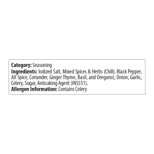 Image of Keya All Purpose Seasoning 60gm l Natural & Healthy Spice Blend for Pizza, Pasta| Glass Bottle | Premium Herbs and Spices, 60gm