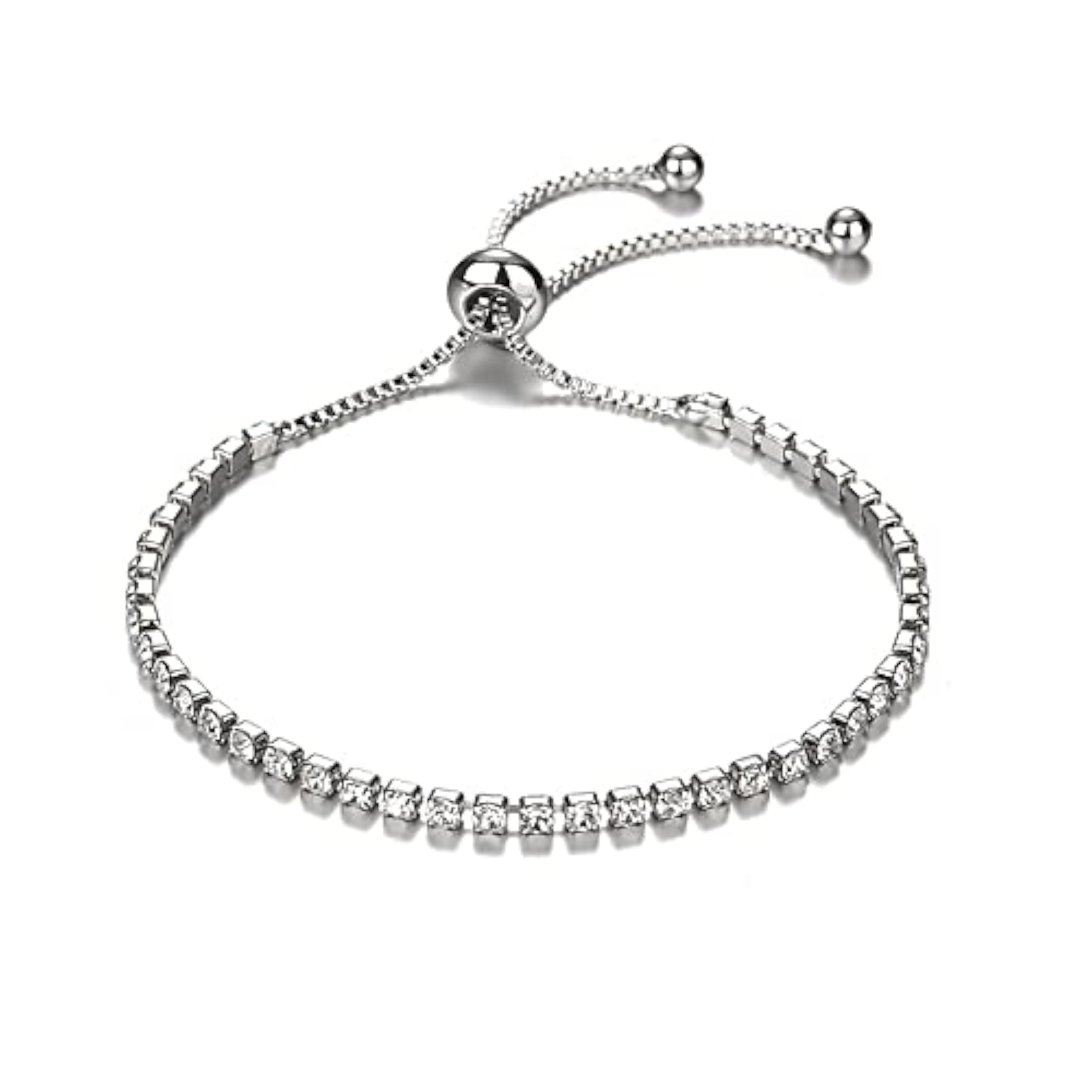 Stylish Austrian Crystal Charm Bracelet
