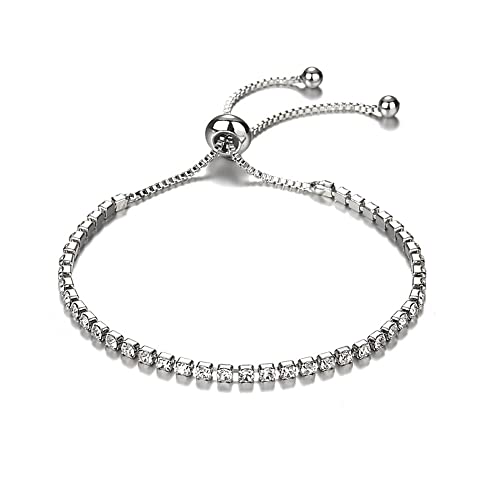 Stylish Austrian Crystal Charm Bracelet