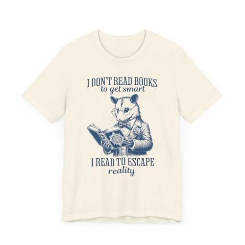 T-shirt opossum I Read to Escape Reality pour s'évader