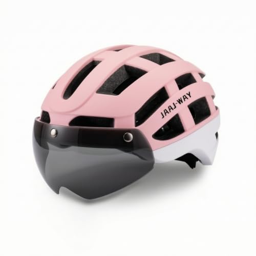 Casco con visera aerodinámico kowaku ligero con pantalla protectora 1