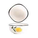 Snack Plate Ceramic Mango Pattern Dishes Family Restaurant Dried Fruit Candy Sauce Soy Seasoning Appetizers Small Dessert Plates