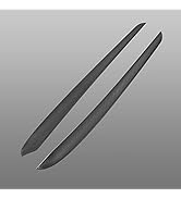 Tesplus Tesla Model 3&Y Front Door Cover Wrap Real Carbon Fiber Front Door Cover Wrap Cap for Mod...