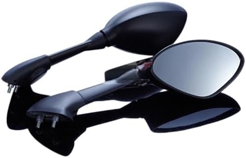 FIT BMW BLACK L+R PAIR Mirrors S1000RR (2008 2009 2010 2011 2012 2013 2014 2015 2016 2017 2018) 08 09-18 HP4 (2011-2018) 2011 2012 2013 2014 2015 2016 2017 2018 REARVIEW e-Mark Approved