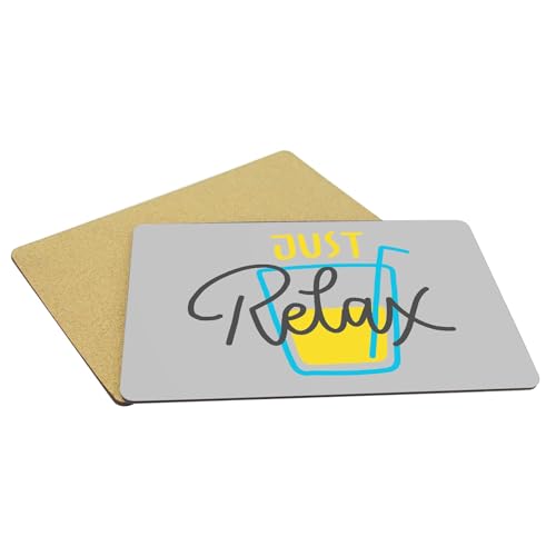 Dessous en liège napperons gris souples grand format Just Relax - 5