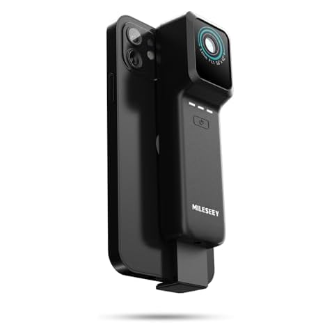 MILESEEY TP2 Plus Thermal Camera for Smart Phones, 256x192 IR Resolution Thermal Imaging Camera for iOS and Android, -4°F~1022°F Temp Range, 40mk Thermal Sensitivity Cover