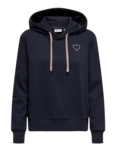 Sweat Noli Night Sky ONLY sweat-shirt à capuche bleu nuit femme