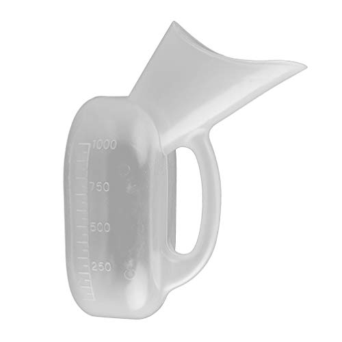 EXCEART 2Pcs Garrafa de Urina Mictório Mictórios Graduado Câmara Portátil Feminino Mulheres Urinal P