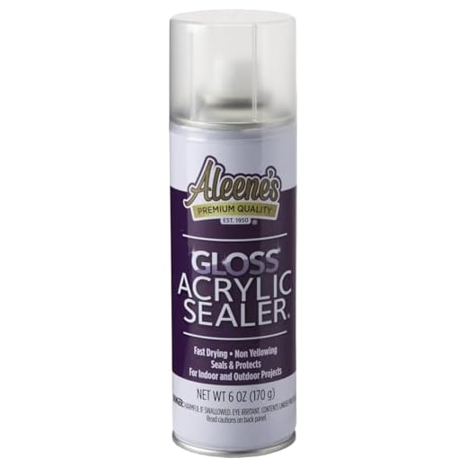 Aleene's 26412 Spray Gloss Finish, 6 Oz Acrylic Sealer, Original Version