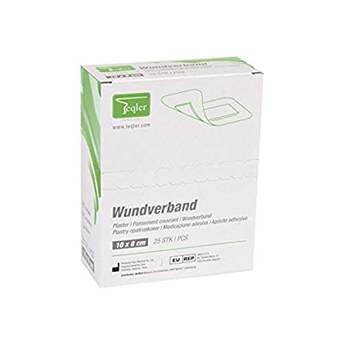Teqler Pansement stérilisé 10 x 8 cm