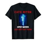 Cave Diver Scuba Diving T Shirts