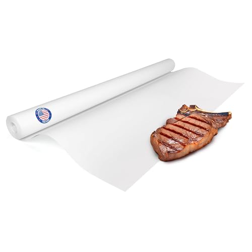 Image of White Butcher Paper Roll 36 inch x 1200 inch (100 feet) - USA-Made Natural Paper