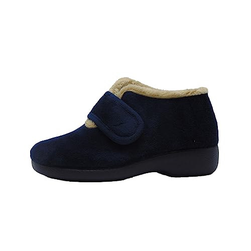 Garzon Zapatilla Casa Mujer, Azul Marino, 37 EU