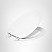 KOHLER 20110-0 Brevia, Slow Close Toilet Seat, Elongated Toilet Seat, Grip-Tight Bumpers Quick-Attach Hardware, White