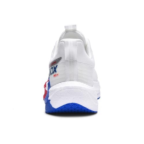 Men's Mesh Breathable Lace-up Comfortable Running Shoes, Sports Casual Tennis Shoes Big Size Sneakers for Man 6