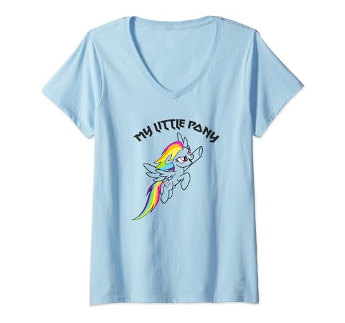T-shirt col V My Little Pony Rainbow Dash pour raviver vos souvenirs d'enfance