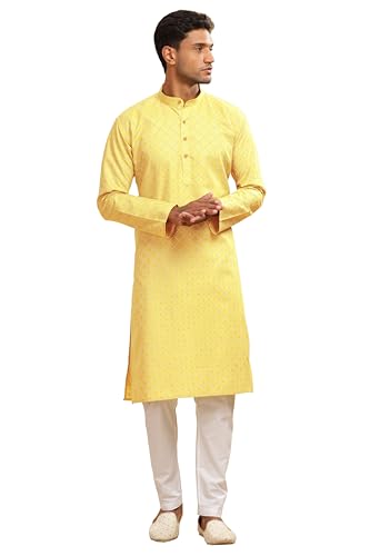 Image of BE ACTIVE Cotton | Traditional and Elegant Look | Indian Kurta for Men | Full Sleeve Kurta