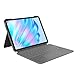 Logitech Combo Touch Tastatur-Case für iPad Air 11 Zoll (M2 und M3), iPad Air (5. Generation) – Abnehmbare Tastatur mit Hintergrundbeleuchtung und Halterung, Deutsches QWERTZ-Layout - Grau