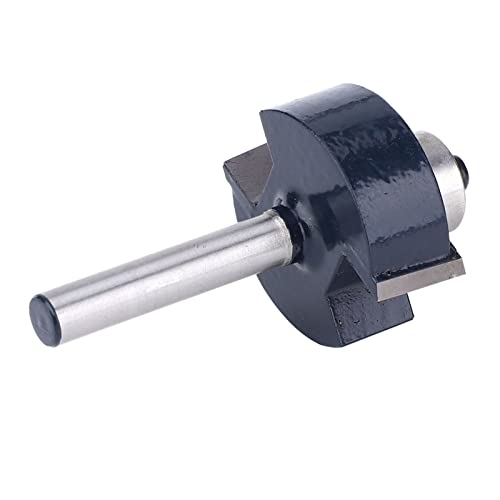 Xiuganpo Fraise à Feuillure à Roulement, Résistance aux Chocs, Fraise à Bois pour Panneaux de Particules, Tige de 1/4 de Pouce