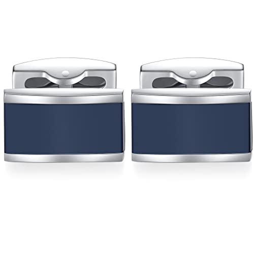 HONEY BEAR Cufflinks Mens Shirt Rectangle for Business Wedding Gift2