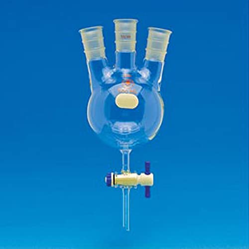 Séparateur trois cou flasque 5000 ml joint 29/42 deux 24/40 robinet 6 mm