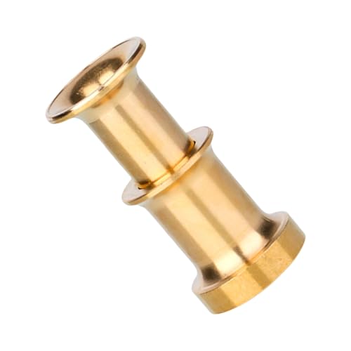 ohohulo Fly Tying Hair Stacker Brass Hair Stacker Fly Tying Tool Fly Making Fishing Tackle Tool Detachable Fly Tying Accessory