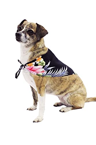 Image of Family Matching Hawaiian Clothes, Hibiscus Black | Black Hibiscus Print • Soft Rayon Fabric • Family Matching Outfits • Vacation Ready • Luau Party Wear
