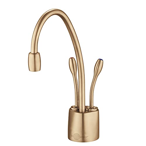 Image of InSinkErator F-HC1100-BB Indulge Hot and Cool Water Dispenser Faucet, Brushed Bronze