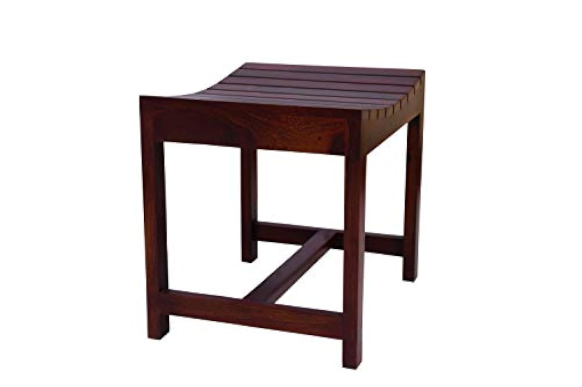 Furniseworld Sheesham Wood Bedside Table for Bedroom Nightstand