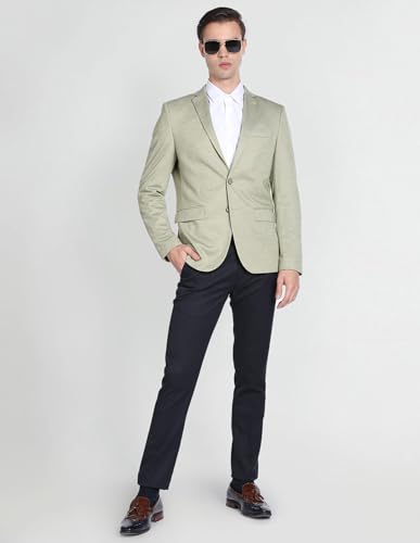 Image of Arrow Heathered Notch Lapel Collar Blazer