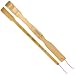 BambooMN 17" Bamboo Wooden Back Scratchers plus Free Travel Size Backsratcher for Itchy Relief