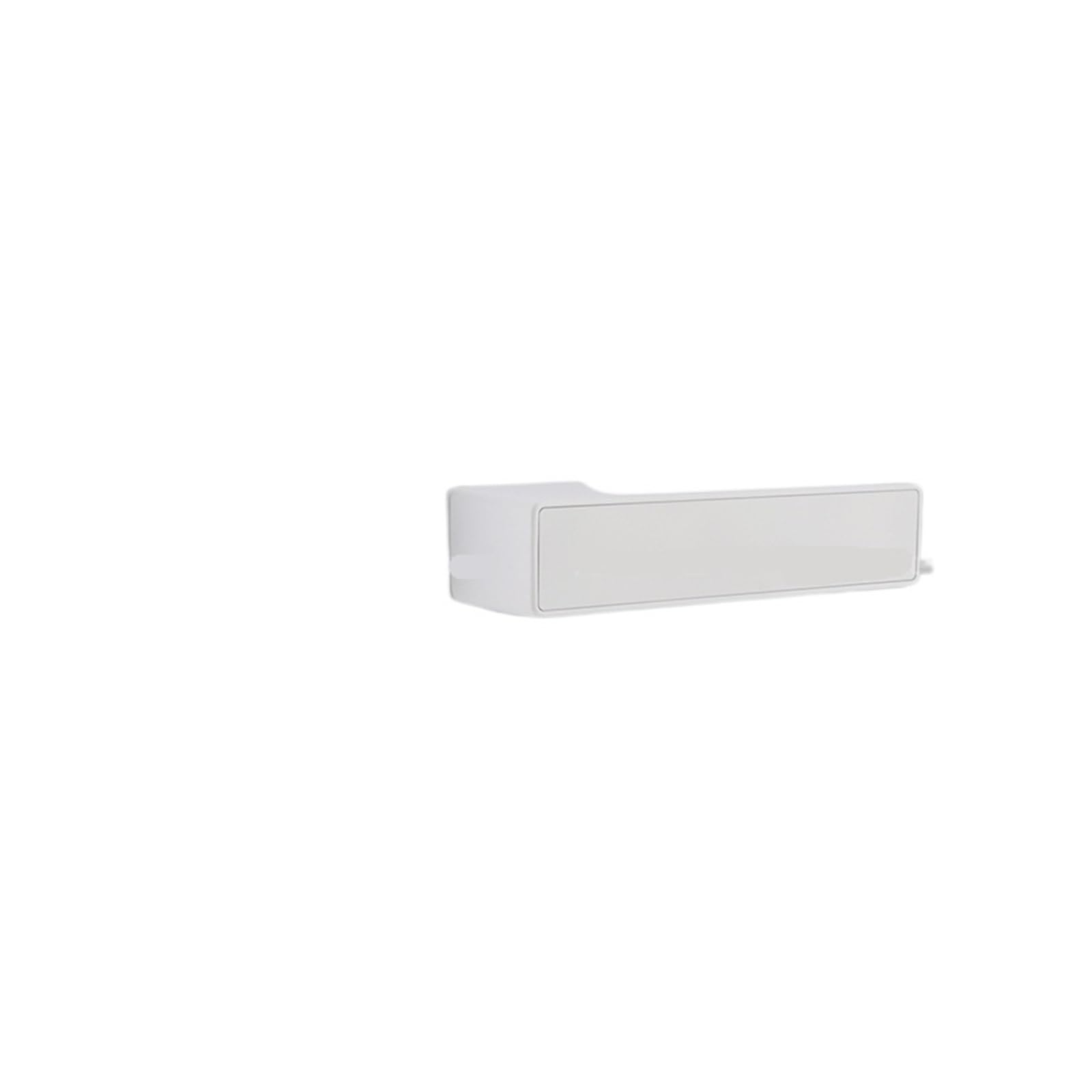 NYRXRYTCA One Word Silent Magnetic Bedroom Door Lock Italian Gray Key Hole Minimalist Ecological Door Lock Square Style(Yabai)