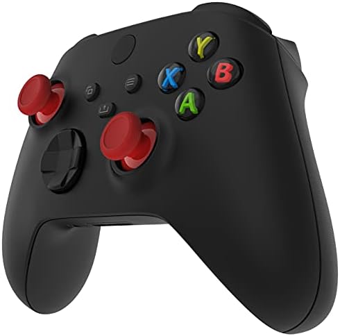 eXtremeRate Replacement Thumbsticks for Xbox Series X & S Controller, Joysticks Repair Kit for Xbox Wireless Controller, Custom Analog Stick Buttons for Xbox One S/X/Elite Controller - Carmine Red - 3