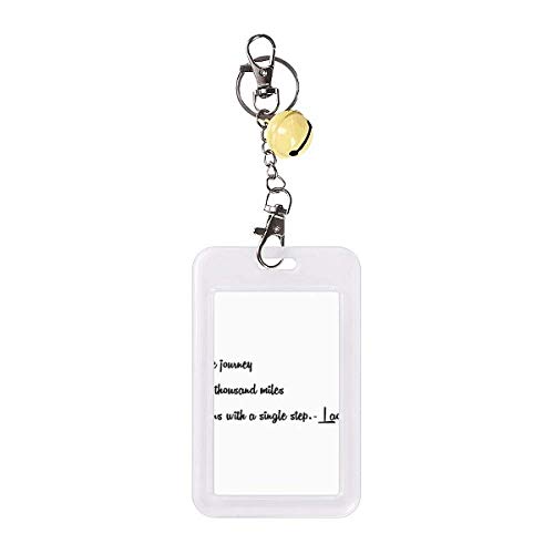 Étui de protection pour carte de crédit anti-rayures Lao Tzu jaune