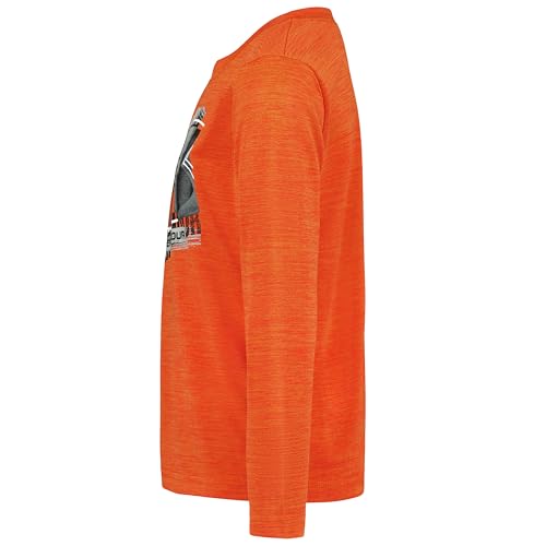 Image of Under Armour Boys' Long Sleeve Logo Graphic T-Shirt, Lightweight & Breathable, Relaxed Fit