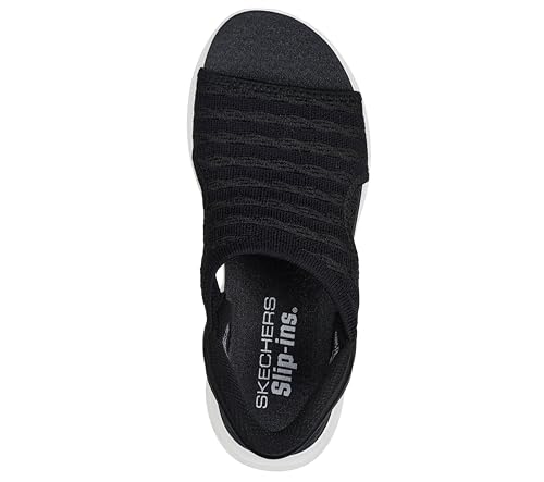 Image of Skechers Women's Ultra Flex 3.0 Sun Warmth Slip-Ins Sandal | Hands Free Slip-Ins, Yoga Foam Cushioned Footbed, Machine Washable, Recycled Materials, Vegan