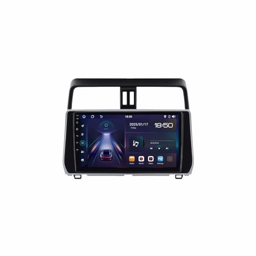 Pantalla de coche para actualizar Toyota Prado 150 2017-2018 con CarPlay y Android Auto