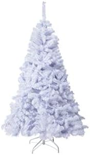 BOCCA 5ft Artificial Christmas Tree, Xmas Pine Tree with Solid Foldable Stand, Perfect for Home, Office, Holiday, Party Decoration, Easy Assembly, Snow
