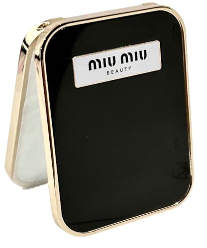 Miu Miu Small Beauty Mirror Compact Makeup Fashion Mirror Travel Size (2 L x 2.5 H) - 9534