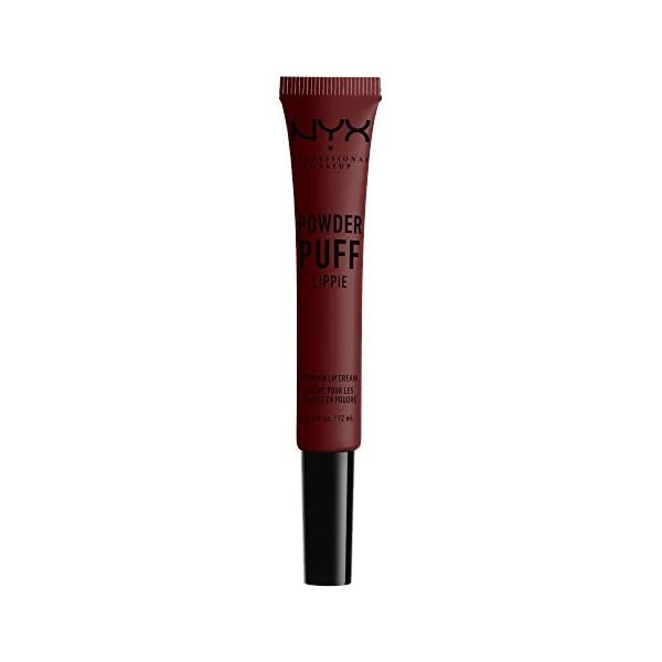NYX PROFESSIONAL MAKEUP Powder Puff Lippie Lip Cream, Liquid Lipstick - Pop Quiz (Berry)