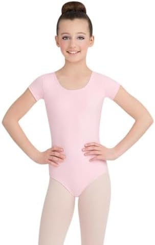 Capezio Capezio Short Sleeve Leotard - Girls, Pink, Medium - Image 2